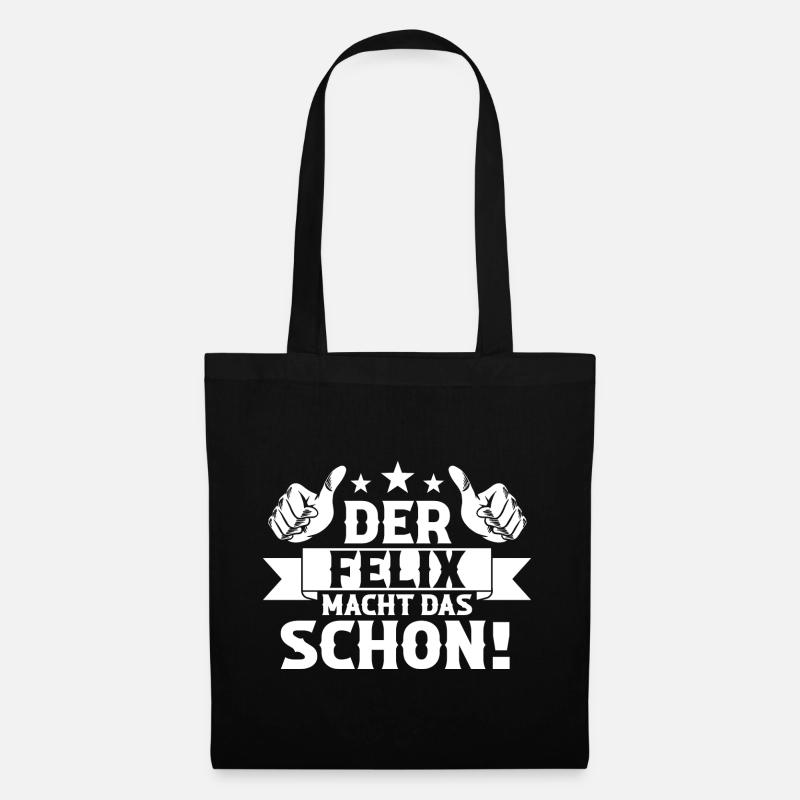 Felix - Stoffbeutel - Schwarz