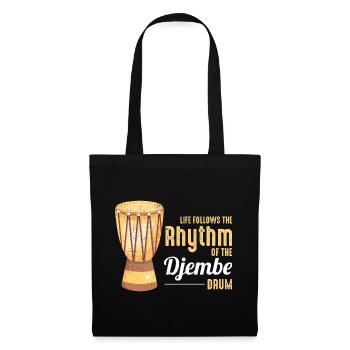 Djembe Player Drummer Music Drum Musician - Tote Bag - black - Front