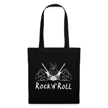 Rock 'n' Roll Musique Rock & Roll Guitare - Sac en tissu - noir - Devant