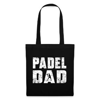 Padel Dad - Sac en tissu - noir - Devant