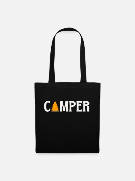 Cool Camper - Stoffbeutel - Schwarz