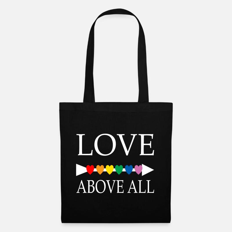 Love above all else - Tote Bag - black