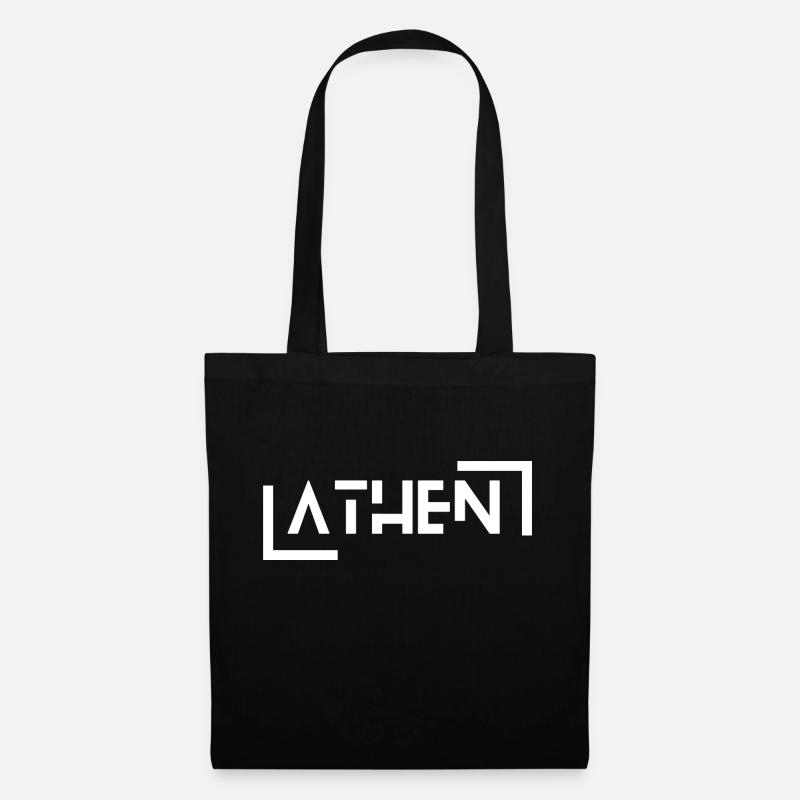 Athen - Stoffbeutel - Schwarz