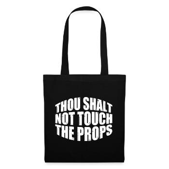 Tu ne toucheras pas aux accessoires 4 - Sac en tissu - noir - Devant