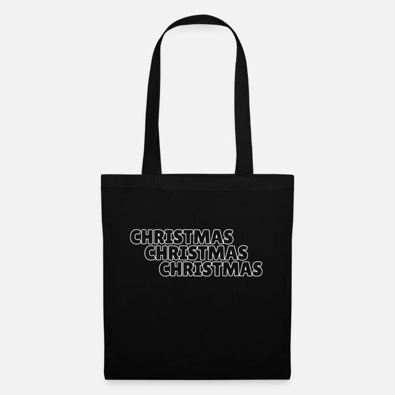 Christmas Graphic logo - Tote Bag - black
