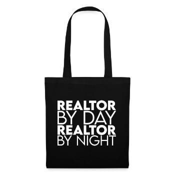 Realtor By Day Realtor By Night - Tote Bag - black - Front