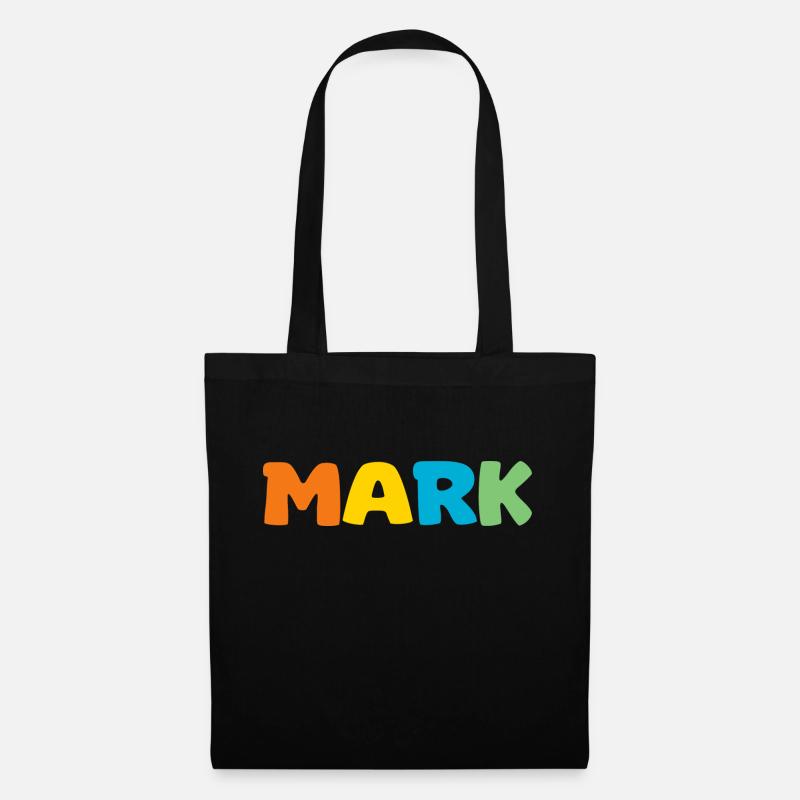 Name - Mark - Stoffbeutel - Schwarz