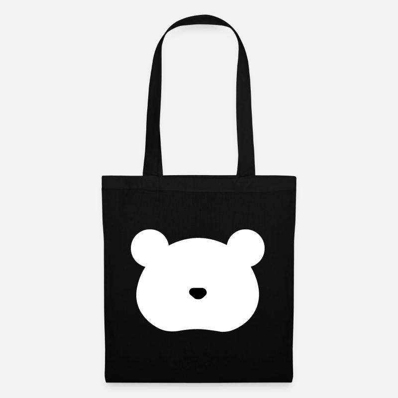 Polar Bear - Stoffbeutel - Schwarz