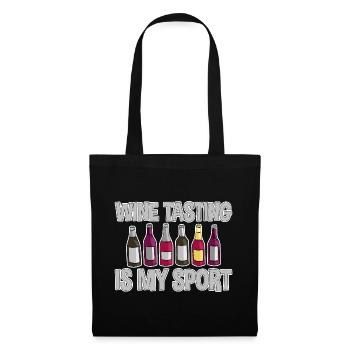 Wine Tasting Is My Sport 2 - Tote Bag - black - Front