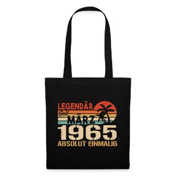Legendary since March 1965 - absolutely unique - Tote Bag - black - Front