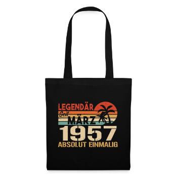 Legendary since March 1957 - absolutely unique - Tote Bag - black - Front