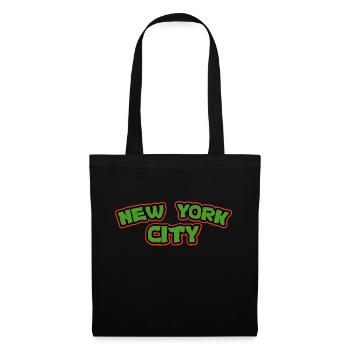 New York City - Stoffbeutel - Schwarz - Vorne