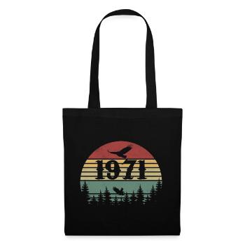 1971 Vintage 1971 Retro 1971 Birthday Gift - Tote Bag - black - Front