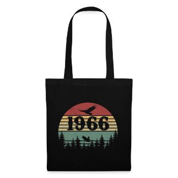 1966 Vintage Cadeau D’anniversaire 1966 Retro 1966 - Sac en tissu - noir - Devant