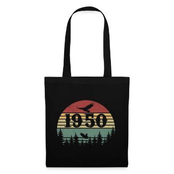 1950's Vintage 1950's Retro 1950's Birthday Gift - Tote Bag - black - Front