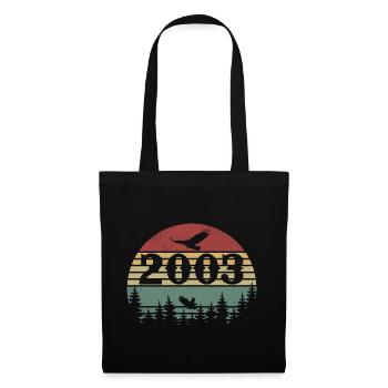 2003 Vintage Cadeau D’anniversaire 2003 Retro 2003 - Sac en tissu - noir - Devant