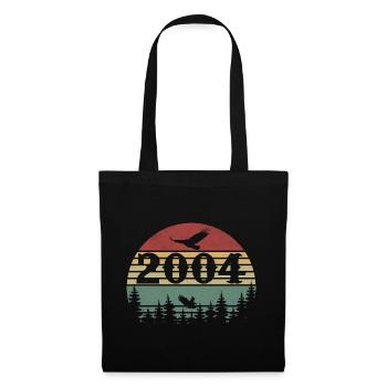 2004 Vintage Cadeau D’anniversaire 2004 Retro 2004 - Sac en tissu - noir - Devant