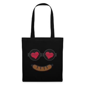Grilling Grillmaster Grilling BBQ Sausage Charcoal - Tote Bag - black - Front