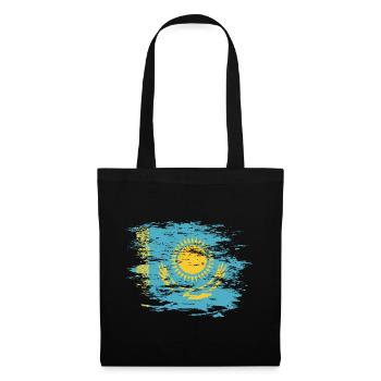 Kazakhstan flag used - Tote Bag - black - Front