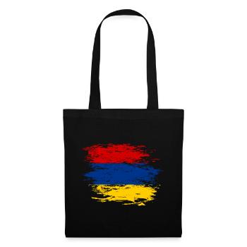 Armenia flag used - Tote Bag - black - Front