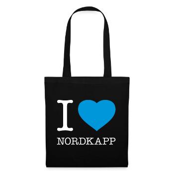 I LOVE NORDKAPP Norway Norwegen - Tote Bag - black - Front
