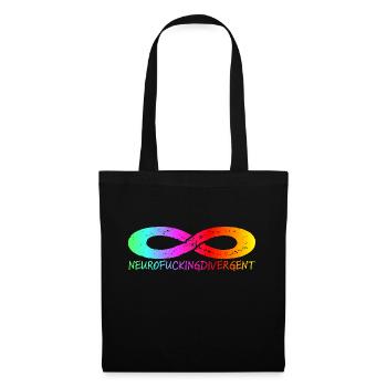 NEUROFUCKINGDIVERGENT - Tote Bag - black - Front
