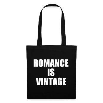 romance is vintage - Tote Bag - black - Front
