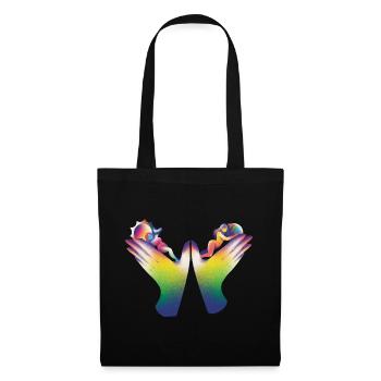 Rainbow Hands of Care - Tote Bag - black - Front
