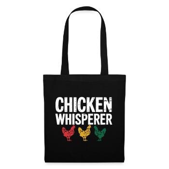 Chicken Whisperer – Funny Gift for Chicken Fan - Tote Bag - black - Front