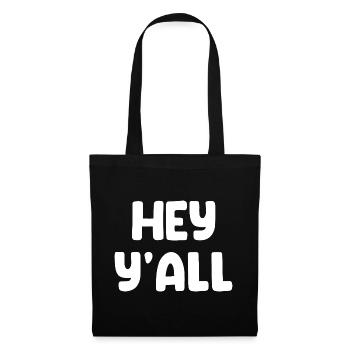 Salut à tous - Sac en tissu - noir - Devant
