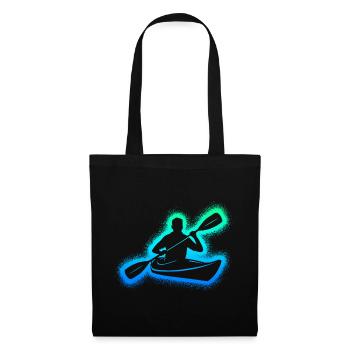 Canoe Paddle Boat Kids Boys Men Kayak - Tote Bag - black - Front