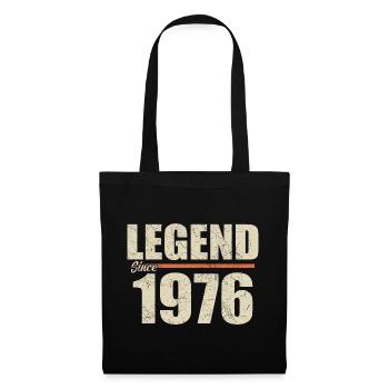Anniversaire 1976 | Légende depuis 1976 - Sac en tissu - noir - Devant