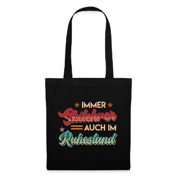 Pension ALWAYS A RETIRED SKIER - Tote Bag - black - Front