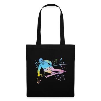 Ski alpin Sports d’hiver Ski nordique - Sac en tissu - noir - Devant