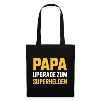 Papa Level Experte Gamer Spruch Zocken Gaming - Stoffbeutel - Schwarz - Vorne