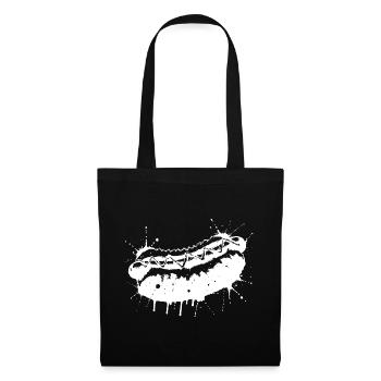 Hot Dog Ink Splash & Splash White - Stoffbeutel - Schwarz - Vorne
