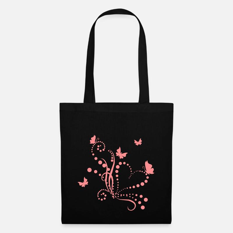 Butterflys - Tote Bag - black