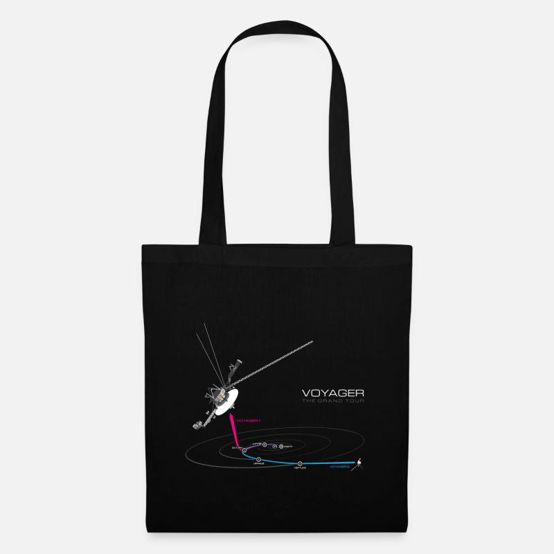 Voyager - Die große Tour - Stoffbeutel - Schwarz