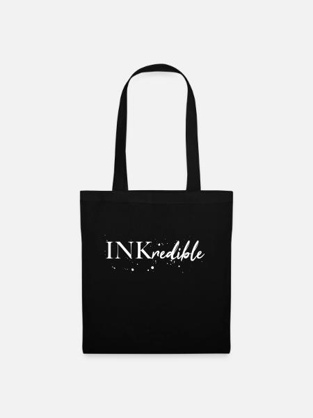 Inkredible Tinte Tattoo / Geschenk Idee - Stoffbeutel - Schwarz