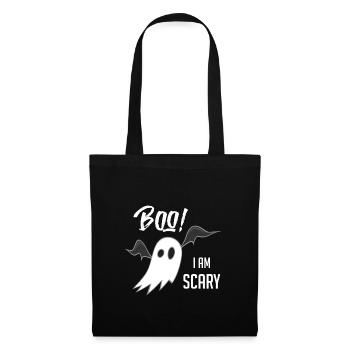 Boo! I am scary. Ghost Scary Halloween - Tote Bag - black - Front