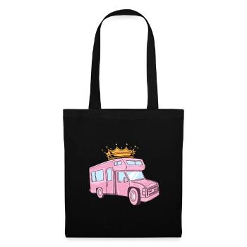 Pink Camper / Female Camper / Camper / Pink - Tote Bag - black - Front