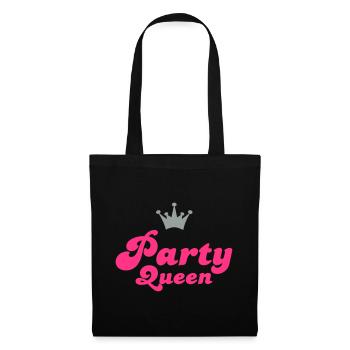 party_queen - Sac en tissu - noir - Devant