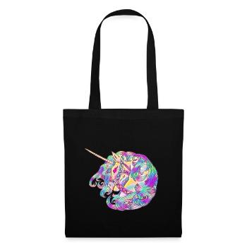 Ornement de Licorne I - Sac en tissu - noir - Devant