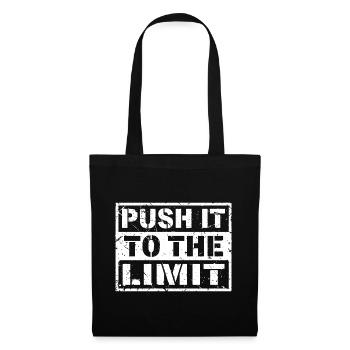 Push it to the Limit (Used) - Stoffbeutel - Schwarz - Vorne