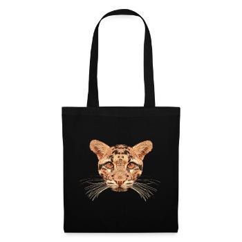 Big cats outfit, clouded leopard, big cat - Tote Bag - black - Front