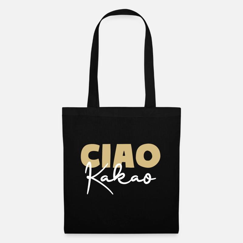 Ciao Kakao - Stoffbeutel - Schwarz