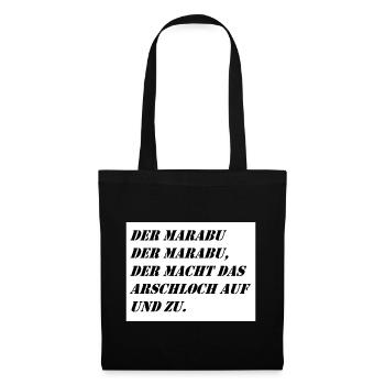 Marabu - Stoffbeutel - Schwarz - Vorne