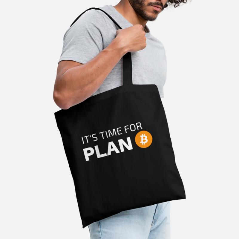 C’EST L’HEURE DU PLAN B Sac en tissu