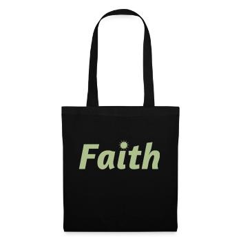 Foi - Sac en tissu - noir - Devant