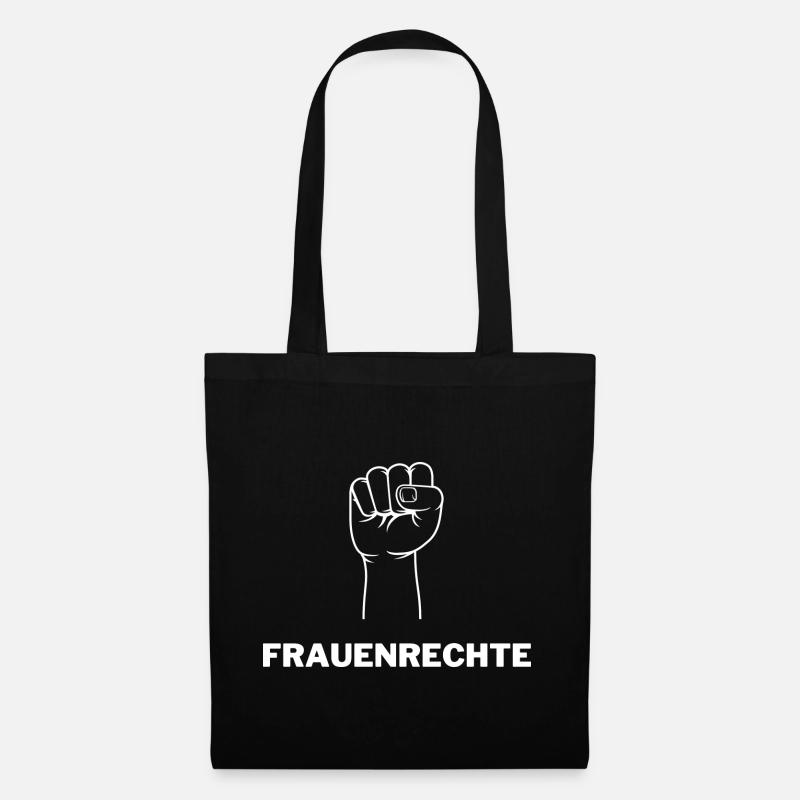 Frauenrechte - Stoffbeutel - Schwarz